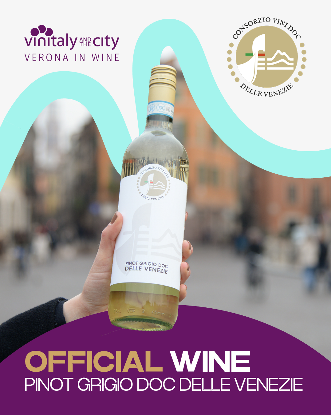 VINITALY & THE CITY 2026 BRINDA CON PINOT GRIGIO DOC DELLE VENEZIE